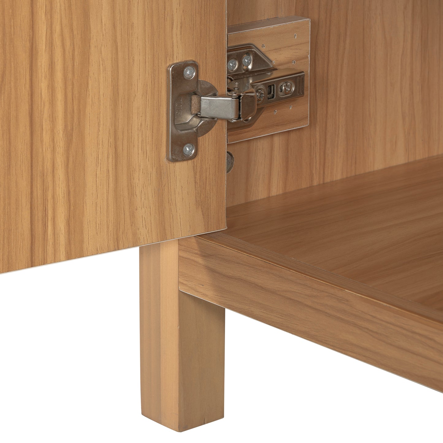 36" Freestanding Bathroom Vanity – Light Wood